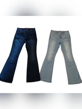 Universal Thread Flare Jeans Bundle 10/30 Dark + Light Wash